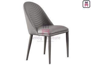 China Fully Upholstered PU Leather Restaurant Dining Chair 0.33cbm Metal wholesale