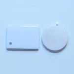 Social Media Anti-Metal NFC Epoxy Tag With Key ring Key Chain