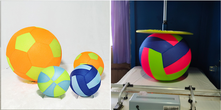 Soft Inflatable Ball with Mesh Cover Addition to Beach Play BM-1