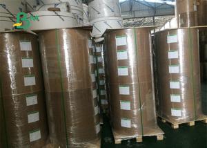 China One Side Glossy Ivory Board Paper , 350gsm Card Thickness White Card Paper Board / SBS Paper Board wholesale