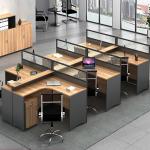 1200mm Height Sound Proof Office Furniture Partitions Matched Front Screen ,
