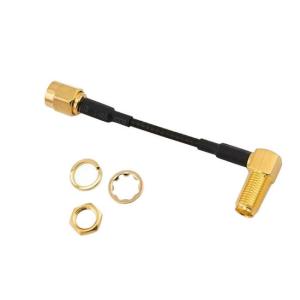 China Hexie RG178 RG316 Radio Frequency Antennas Assembly Female SMA Right Angle wholesale