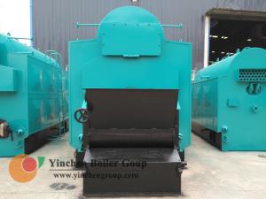 China Hot Water Biomass Fired Steam Boiler / Wood Pellet Traveling Grate Stoker Boiler wholesale