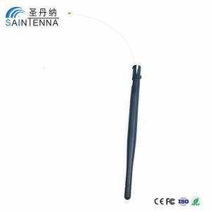 China 2.4G 2.5G single band wifi rubber antenna black wholesale