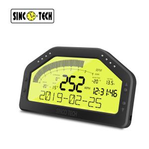 China Multifunctional Sensors Type 12V Digital Race Car Dashboard Display For Universal Cars wholesale