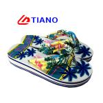 Women Summer Fabric Upper Eva Foam Custom Flip Flops