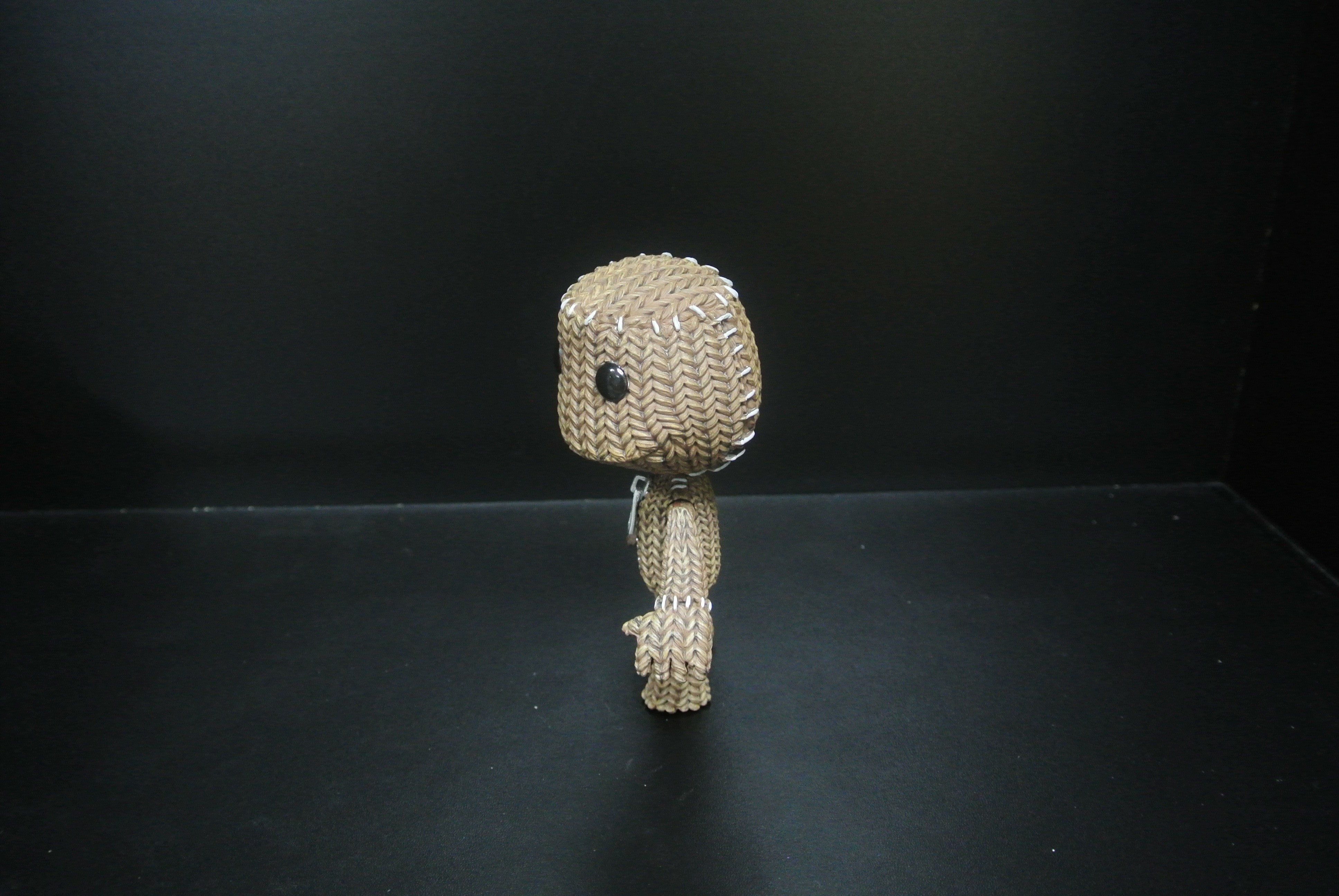 Woven Bag Effect Custom Action Figures With Little Big Planet Logo