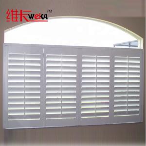 China White Bathroom Glass Jalousie Window Louvers With Air Ventilation Shutter wholesale