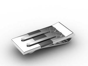 China Top Quality 316L Stainless Steel Tagor Jewelry Trendy Men's Gift Money Clip ADM02 wholesale