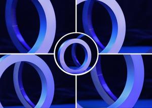 China MD45A Grade Tungsten Carbide Rings , Mechanical Seal Pumping Ring wholesale