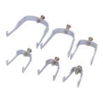 Anti Corrosion Emt Strut Conduit Clamp Half Round Iron Sheet Keel Card