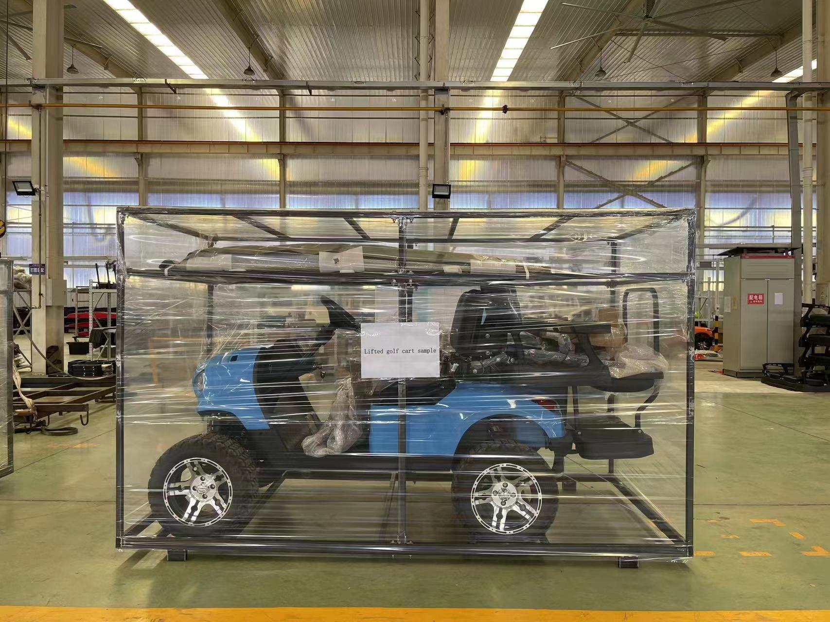 Private Mold Electric Lifted Cart 4 Passenger Chinese Hunting Golf Carts with Rear Disc Brake