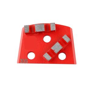 China Terrazzo Epoxy Removal Tools Hard Bond Red Concrete Grinding Shoes wholesale