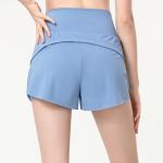 Oem Factory Manufacturer Custom Logo High Waist Elastic Waist Fast Dry Fitness