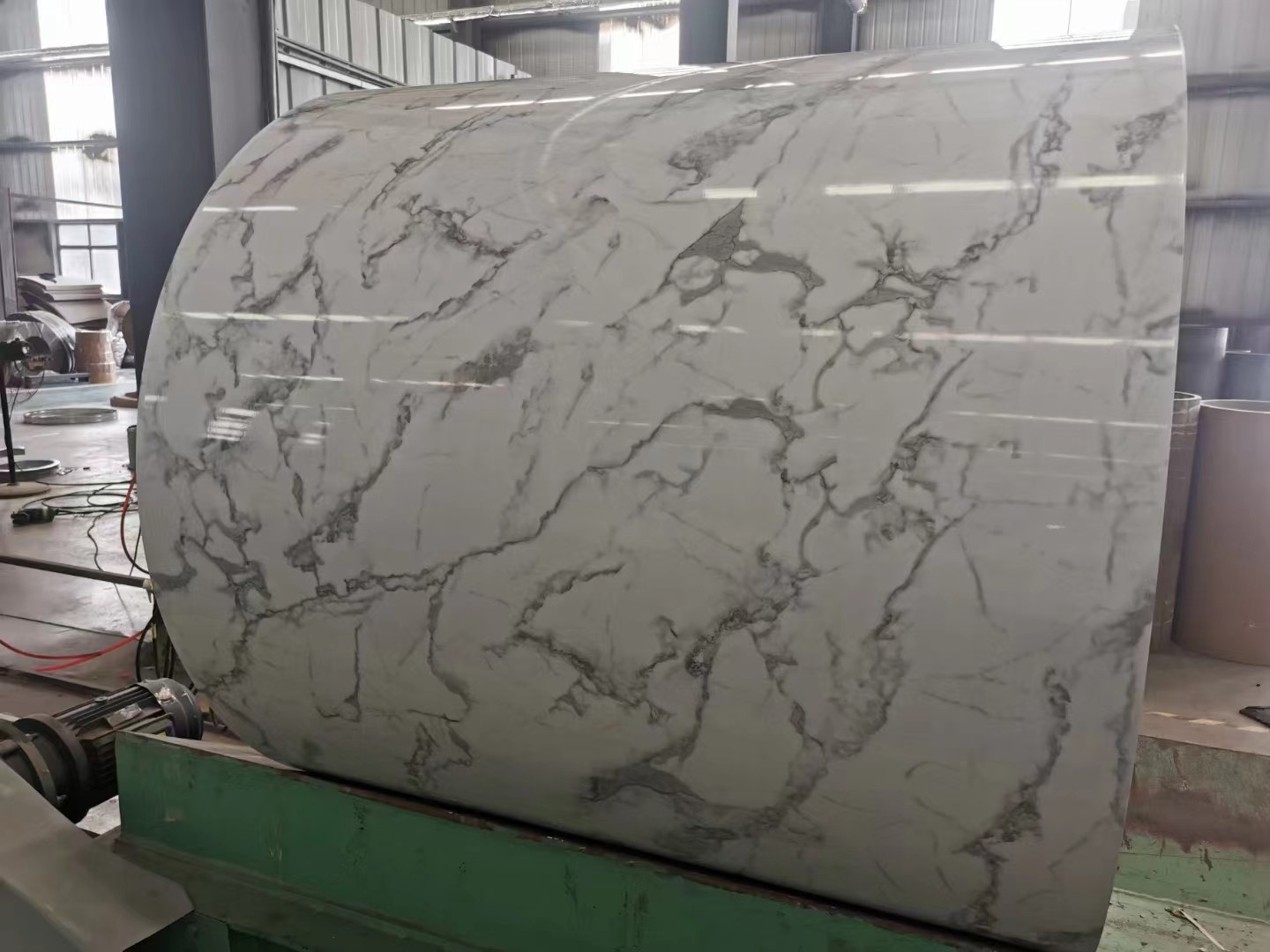Alloy3003 Marble Designed Pattern Coating Aluminum Coil 26Ga X 48Inch Pre-painted Aluminum Sheet For Building Facades