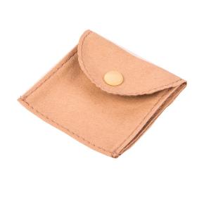 China Portable Small Velvet Pouches For Jewelry , Button Locked Jewelry Gift Bags wholesale
