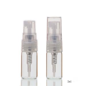 China Disposable Plastic Sample Size Perfume Vials , K1209 Nontoxic Mini Perfume Bottle wholesale
