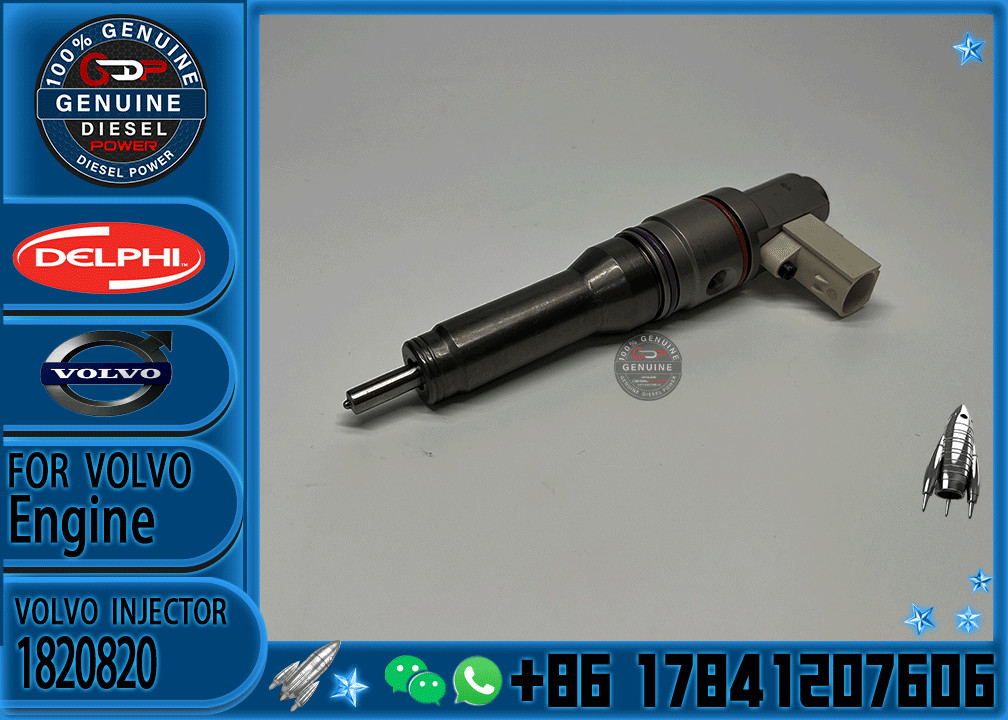 Remanufactuered Common Rail Diesel Fuel Injector Nozzle 1820820 1905002 BEBJ1A00201 BEBJ1A05001 for DAF CF 85 XF105