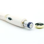 AAA Battery Operated ABS Shell Silicone Conducting Heated Eyelash Curler