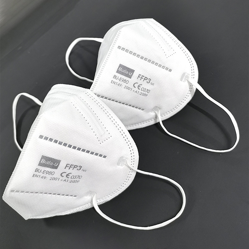 CE 0370 FFP3 Face Mask , FFP3 Protective Mask Respirator High Filtration Efficiency At 99%