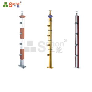 China Modern Stainless Steel Post Balustrade Impact Resistance For Outdoor / Indoor wholesale