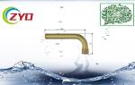 14mm Stainless Steel Wall Mounted Swing Bathroom Facuet Spout Accessory Less PB