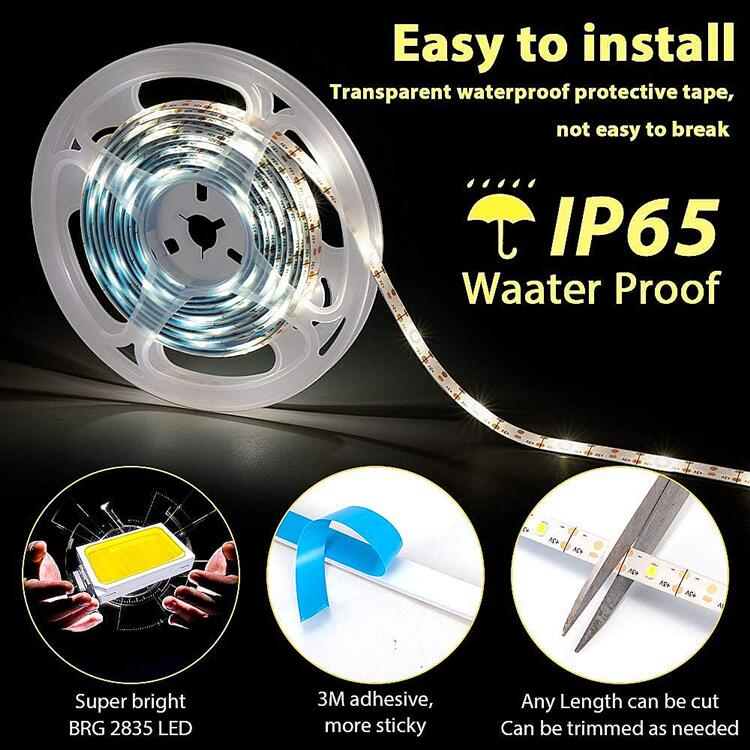 5m 10m LED Solar Strip Light Waterproof 2700K Flexible For Tree Wrapped Yard Decor