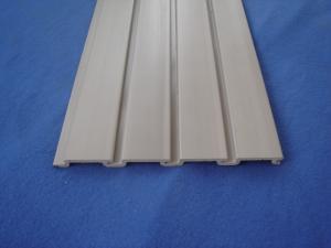 China Grey Storage Wall Panels / 4&quot; Slat Wall Panels Wall Cladding Panels wholesale
