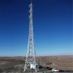 High Density Transmission Lattice Tower Telecommunication Steel For Power