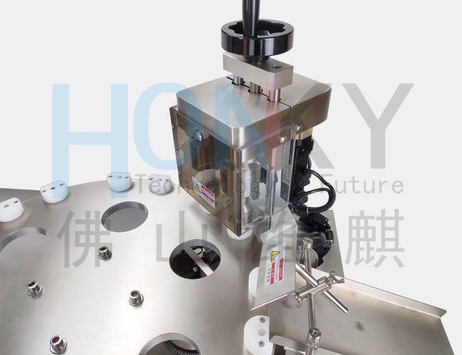 Desktop 5ml Essential Oil Glass Bottle Filling And Capping Machine With Full Electric Control For Skin Care Oil Filling