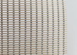 China Sprayed ISO9001 SS316 Decorative Mesh Fabric 0.94mm Wire Mesh Glass wholesale