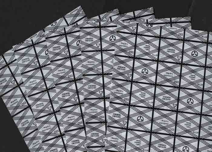 50 Mic Metallic Film Static Shielding Bags Custom Design / Size