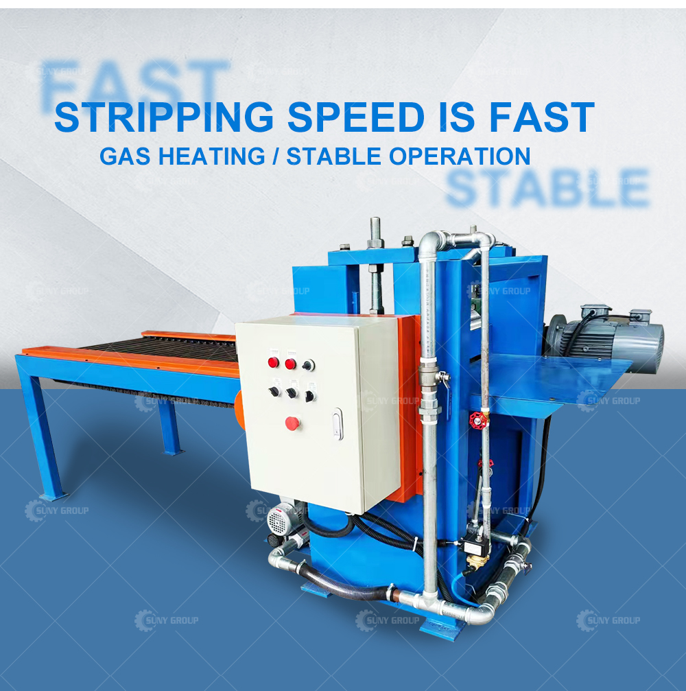 Automatic ACP Panel Heating Separating Aluminum Plastic Composite Panel Stripping Machine