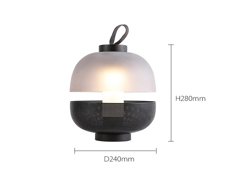 Nordic Modern Glass Table Lamp Designer Creatively Decorated designer table lamp(WH-MTB-272)
