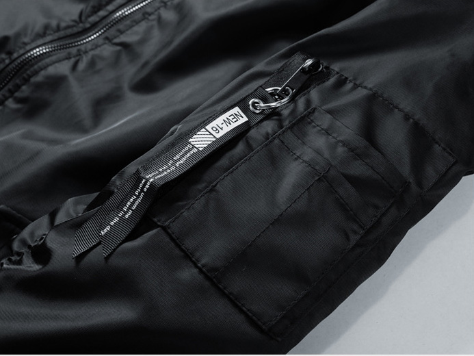 Oem Clothing Jaket Winter Windproof Bomber Utility Polyester Motorcycle Fabric Outdoor Collar Jackets for Mens