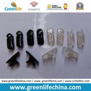China Hot Selling Black/Clear Plastic Alligator ID Badge Lid Clip Holders wholesale