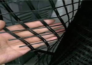 China Inhibit Contraction 100KN Glass Fiber Geogrid For Airports wholesale