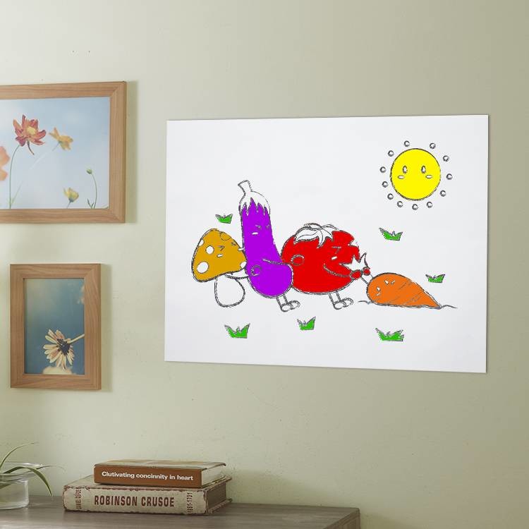 9.6m Dry Erase Wall Mounted Drawing Paper Roll Modern Teacher Aids