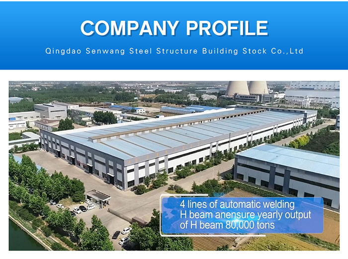 Prefab Warehouse Steel Structure Workshop Building Easy Assembly / Disassembly