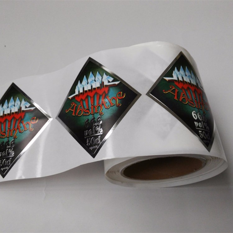 Transparent Tamper Seal Stickers Clear Plastic For Bottle