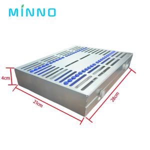 China Dental Autoclavable Surgical Sterilization Box Stainless steel wholesale