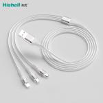 No Oxidation Mobile Phone USB Cables Antifouling Multifunctional