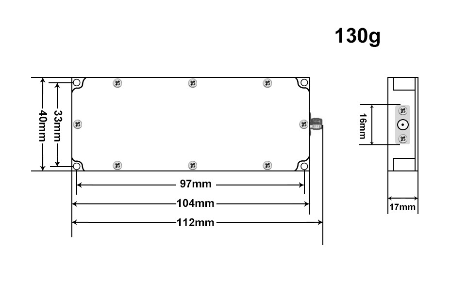 GaN2400MHz 20W Signal Jammer Module with Advanced Technology for Drone Blocking
