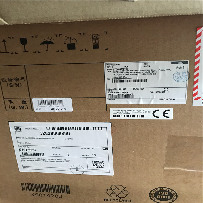 Huawei ETP48400 C7A2 Embedded Communication Power Supply 48V400A Switching Power Module