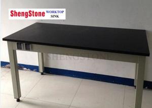China Worktop Parts Black Phenolic Resin Top Simple Structure 12.7mm Thickness wholesale