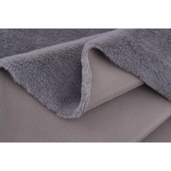 Stock Lot Color 100% Polyester 20mm Faux Fur Fabric Lifelike Ferret Mink Plush Fabric for Women's Coat Blankets for Winter