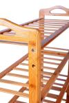 Floor Standing Bamboo Home Furniture Bamboo Wood Vertical Shoe Storage Rack