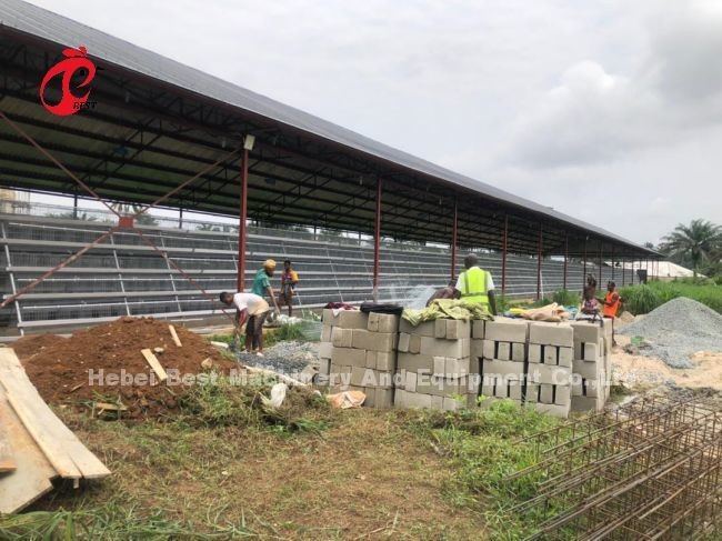 Semi Automatic Layer Cage System 2.2m By 2.4m By 1.95m For Poultry Farm Iris