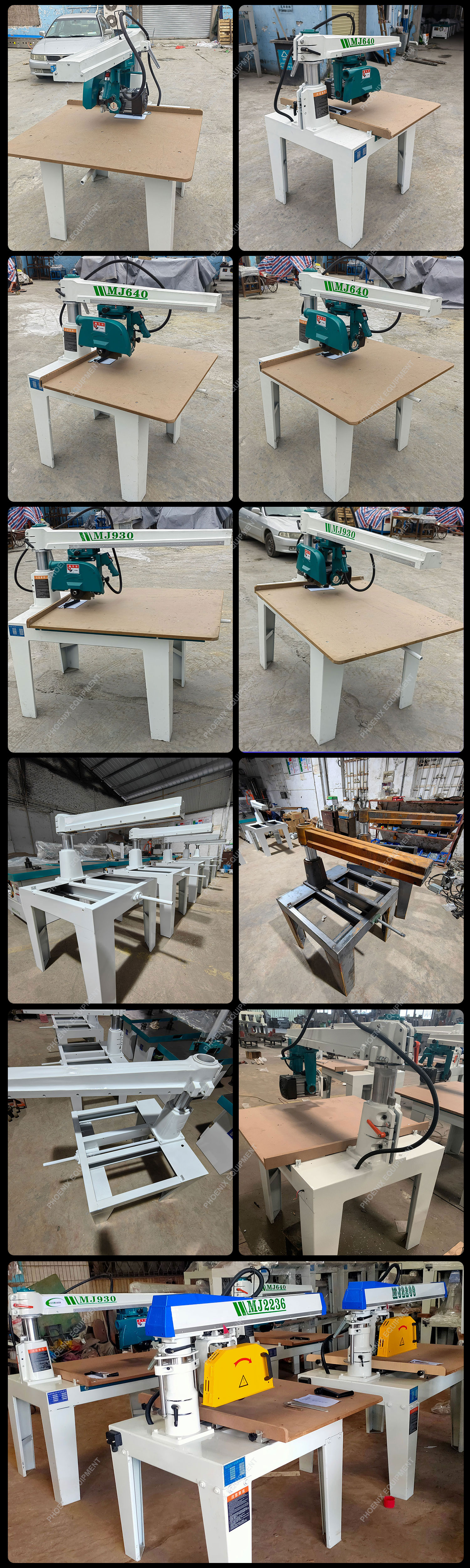 2860 r/min Spindle Speed 355mm Wood Radial Circular Saw for Versatile Woodworking