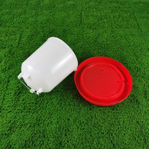 China Automatic Red Plastic Plastic Water Feeder Cone Shape 14L Capacity Anti Drip wholesale